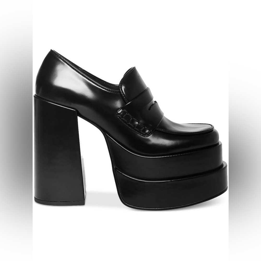 Steve Madden Black Platform Shoes